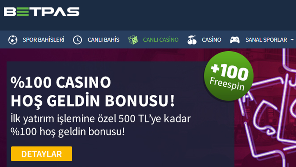 Betpas canlı casino sitesi