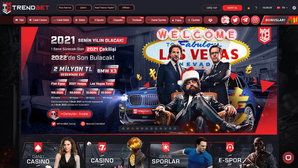 Trendbet casino sitesi