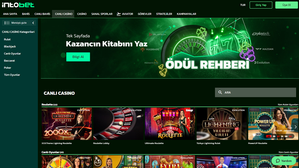 İntobet casino sitesi